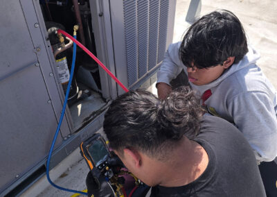 AC unit installation